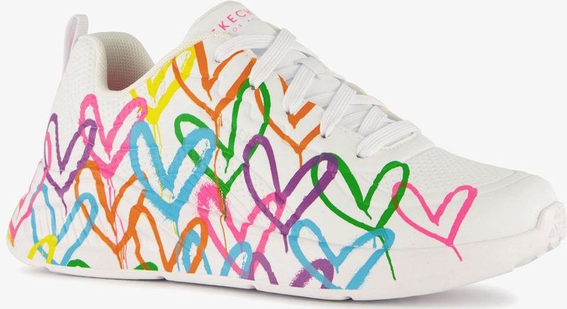 Skechers - JGoldcrown Uno Lite - Sneakers - Wit - Extra Comfort - Memory Foam