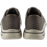 Skechers - Go Walk Arch Fit 2.0 - Slip-Ins Sneakers - Bruin - Textiel/Synthetisch