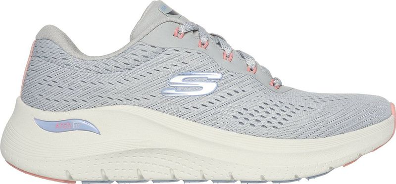 Skechers - Arch Fit 2.0 - Sneakers - Grijs - Engineered Mesh - Veganistische Materialen