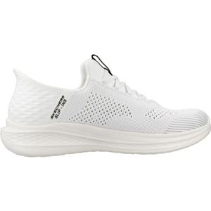 Skechers Slip-On Sneaker »SLADE-QUINTO«, Slipper, Freizeitschuh mit dezenten Kontrastbesatz