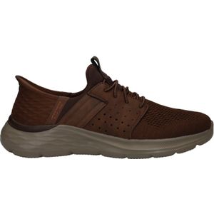 Skechers, Skechers Garner Newick Slip-Ins Vegan instapper Bruin, Heren, Maat:45 EU