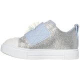 Skechers Twinkle Sparks - Glitter Gems Meisjes Sneakers - Grijs;Lichtblauw - Maat 25