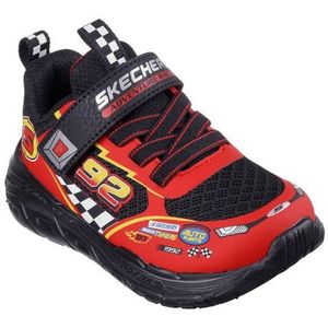 Skechers Skech Tracks Jongens Sneakers - Zwart;Rood - Maat 24