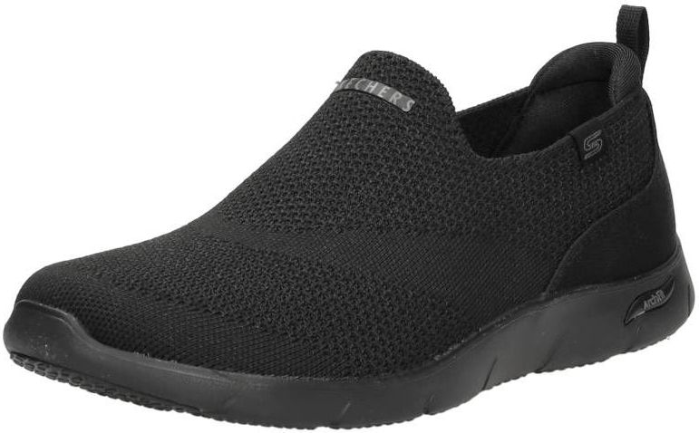 Skechers Arch Fit Refine Iris Sneakers voor dames, zwart.