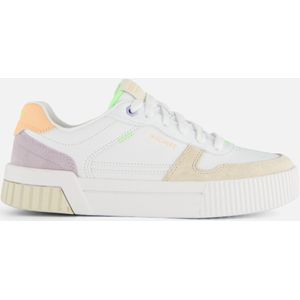 Skechers Jade-Stylish Type Dames Sneakers - Wit/Multicolour - Maat 38