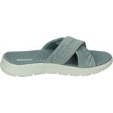 Skechers go walk flex sandaal in de kleur grijs