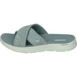 Skechers go walk flex sandaal in de kleur grijs