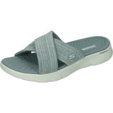 Skechers go walk flex sandaal in de kleur grijs