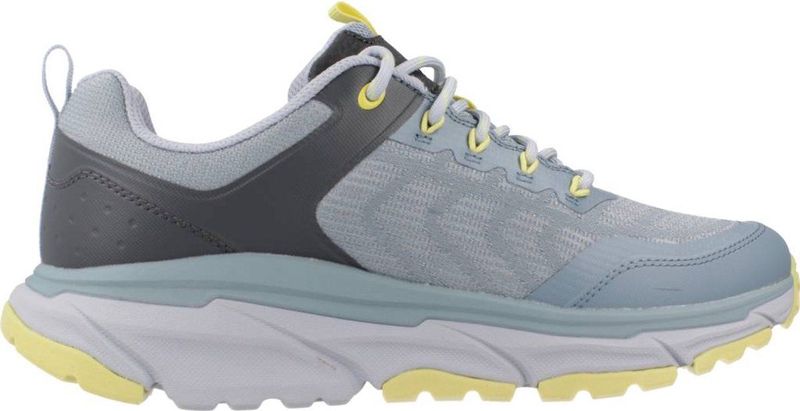 Skechers D'LUX Journey Goudsbloem voor dames, Blauwe Synthetische Textiel Gele Trim, 35 EU