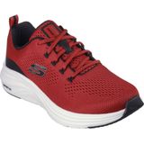 Skechers Vapor Foam Sneakers voor heren, Rode Mesh Synthetische Zwarte Trim, 39.5 EU