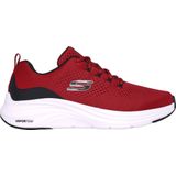 Skechers Vapor Foam Sneakers voor heren, Rode Mesh Synthetische Zwarte Trim, 39.5 EU