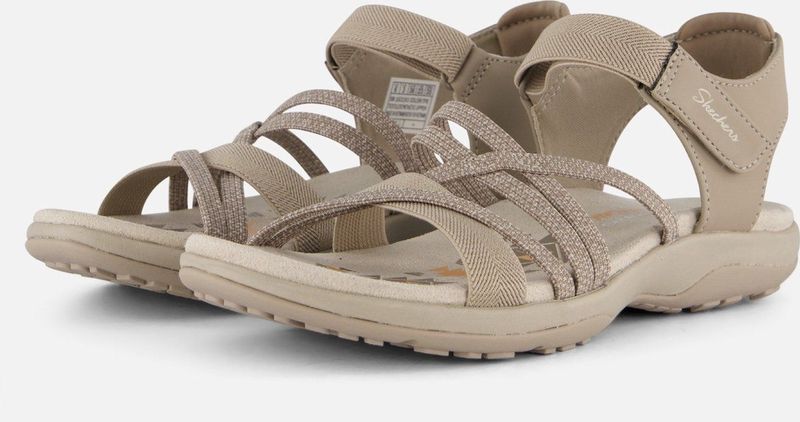 Skechers - Reggae Slim - Dames Sandalen - Taupe
