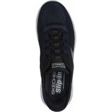 SKECHERS - GO WALK Flex - Sneakers - Marineblauw - Polyester, Hands Free Slip-ins, Air-Cooled Memory Foam