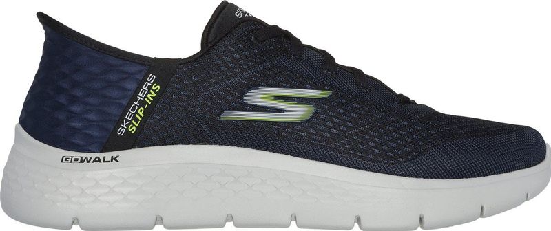 SKECHERS - GO WALK Flex - Sneakers - Marineblauw - Polyester, Hands Free Slip-ins, Air-Cooled Memory Foam