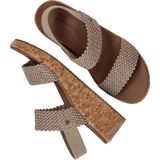 Skechers Arch Fit Beverlee Sandalen taupe - Dames