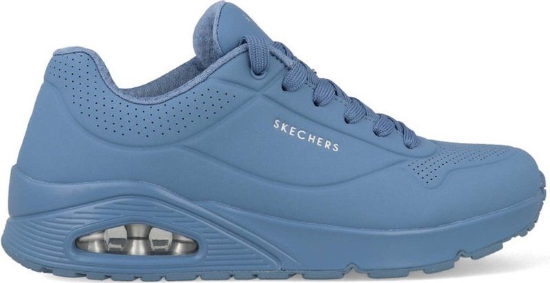 Skechers - Uno Stand On Air - Sneakers - Denim - Durabuck met Luchtgekoeld Traagschuim