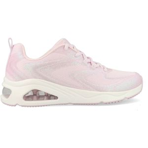 Skechers TRES-AIR UNO GLIT-AIRY Dames, Lt roze glitter hete smeltingsnet, 40 EU