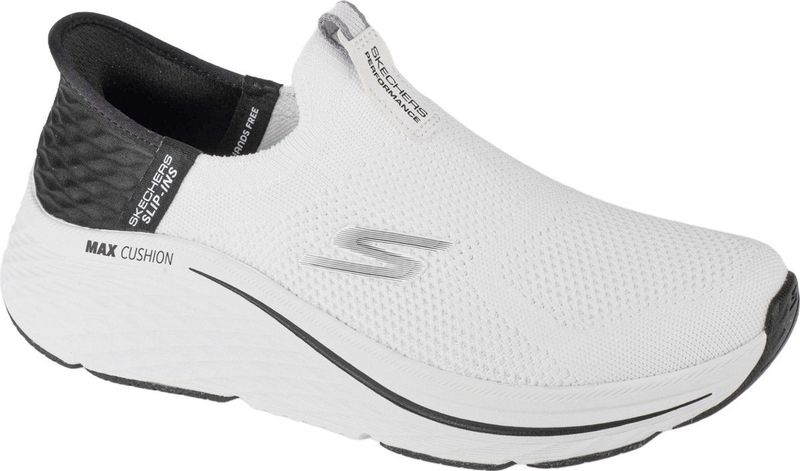 Skechers - Slip-Ins Max Cushioning Elite 2.0 - Hardloopschoenen - Wit - Stof