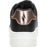 Skechers - UNO Court - Sportschoenen - Zwart leer/Rose Gold Duraleather