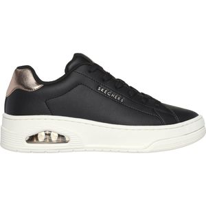 Skechers - UNO Court - Sportschoenen - Zwart leer/Rose Gold Duraleather