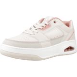 Skechers - Uno Court - Damestrainers - Geperforeerd Leer - Skechers Air-Cooled Memory Foam