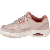 Skechers - Uno Court - Damestrainers - Geperforeerd Leer - Skechers Air-Cooled Memory Foam
