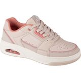 Skechers - Uno Court - Damestrainers - Geperforeerd Leer - Skechers Air-Cooled Memory Foam