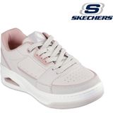 Skechers - Uno Court - Damestrainers - Geperforeerd Leer - Skechers Air-Cooled Memory Foam