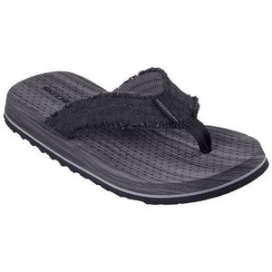 Skechers Tantric sandalen voor heren, Zwart canvas, 47.5 EU