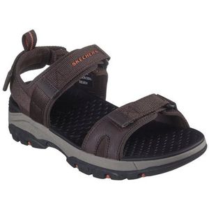 Skechers - Tresmen Ryer - Heren Slippers - Bruin - Relaxed Fit