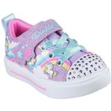 Skechers Twinkle Sparks - Jumpin' Clou Meisjes Sneakers - Paars;Multicolour - Maat 21