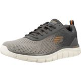 Skechers - TRACK-RIPKENT - Vrijetijdsschoen - Olijf/Grijs - Vegan