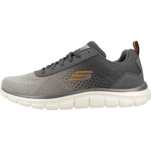 Skechers - TRACK-RIPKENT - Vrijetijdsschoen - Olijf/Grijs - Vegan