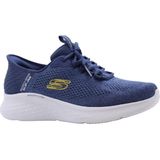Skechers Skech-lite Pro heren Sneaker, Houtskool Mesh Blauwe Trim, 39.5 EU