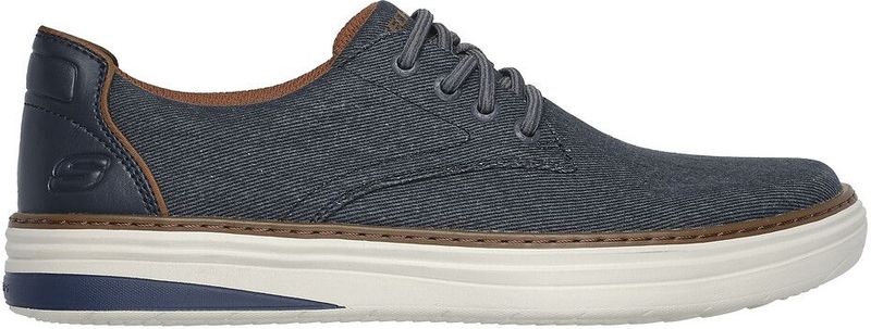 Skechers Hyland Ratner Vrijetijdsschoenen voor heren, Marineblauw canvas