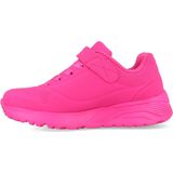 Skechers - UNO LITE - Slip-on Sneakers - Neonroze - Met Klittenbandsluiting