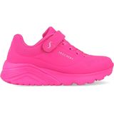 Skechers - UNO LITE - Slip-on Sneakers - Neonroze - Met Klittenbandsluiting