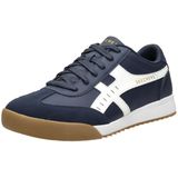 Skechers - Zinger Manzanilla - Sneakers - Blauw - Suede en Synthetisch Bovenwerk, Memory Foam Binnenzool