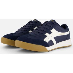 Skechers - Zinger Manzanilla - Sneakers - Blauw - Suede en Synthetisch Bovenwerk, Memory Foam Binnenzool