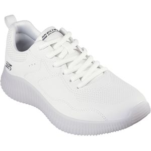 Skechers BOBS GEO-HOW DEBONAIR Sneaker, Freizeitschuh, Halbschuh, Schnürschuh im monochrome Look