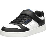 Quick Street - Sneakers - Zwart/Wit/Blauw - Synthetisch