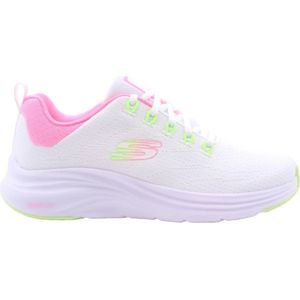 Skechers Vapor Foam Dames Instappers - Wit/Roze - Maat 41