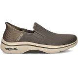 Skechers - Hands Free Slip-Ins Go Walk Arch Fit 2.0 - Instapschoen - Taupe - Textiel