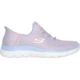Skechers SUMMITS-DIAMOND DREAM Slip-On Sneaker Schlupfschuh, Freizeitschuh mit praktischer Slip-Ins Funktion