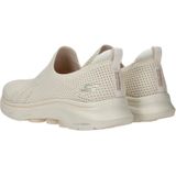 Skechers Dames GO Walk 7 Amina, gebroken wit textiel/trim, 5 UK, Gebroken witte textielversiering, 38 EU