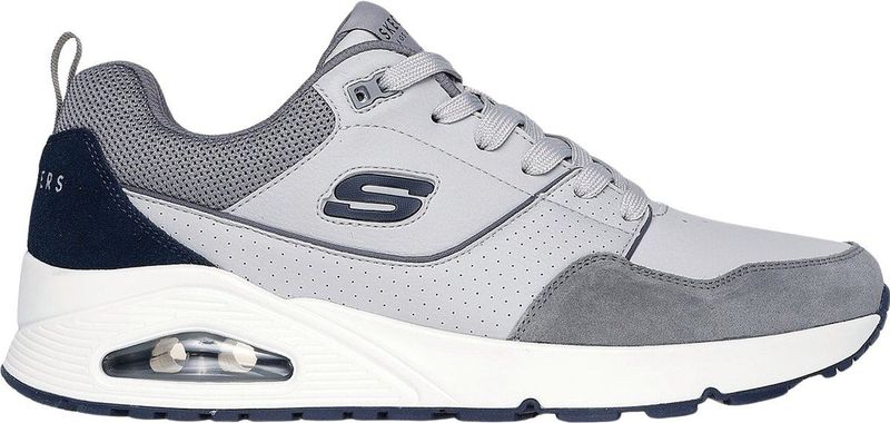 Skechers - Uno Retro One Sneakers Laag - Donkergrijs - Synthetisch