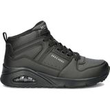 Skechers Uno High Regards Dames Sneakers Zwart