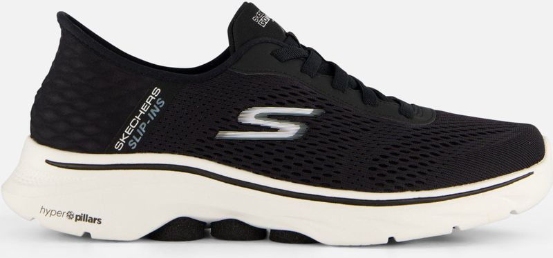 Skechers - Go Walk 7 - Free Hand 2 - Heren Instappers - Zwart