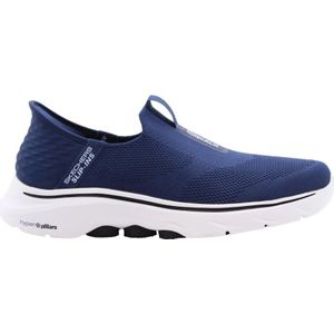 Skechers Heren Go Walk 7 Easy on 2 Sneaker, marineblauw, 49.5 EU