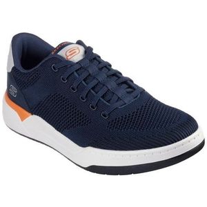 Skechers - Corliss - Lage Sneakers - Zwart - Gehaakt Materiaal - Vegan